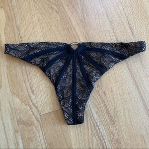 Beach Bunny Swimwear Black & Gold Lace Bikini